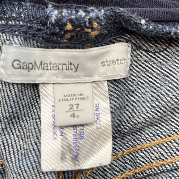 Gap Maternity Jeans Full Panel Stretch Size 27 - Picture 9 of 16